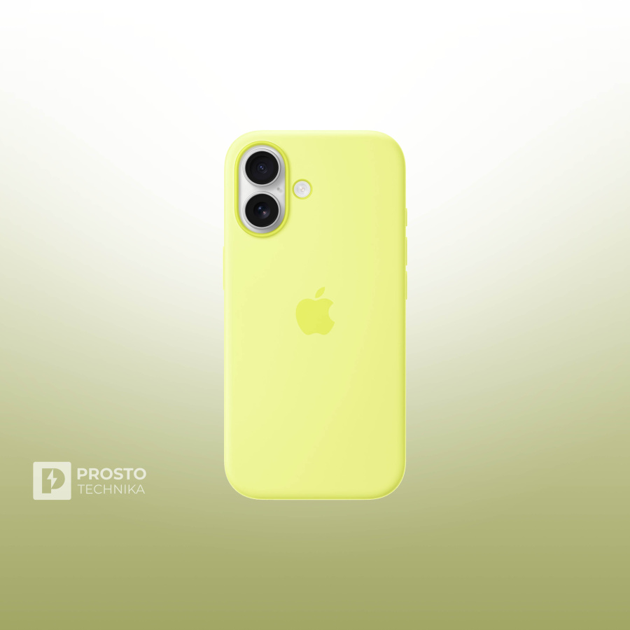 Чехол Apple iPhone 17 Silicone Case with MagSafe - Neon Yellow
